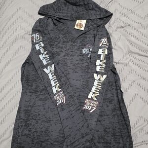 Gray Bike Week Hoodie